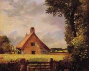 约翰 康斯特布尔 : A Cottage in a Cornfield
